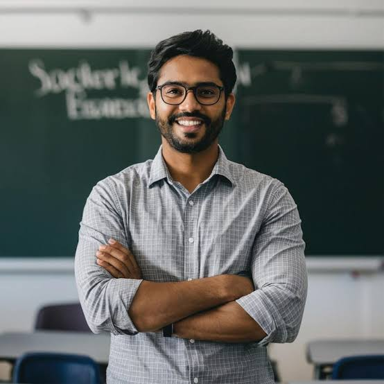Illustrative portrait paired with an unverified mathematics profile